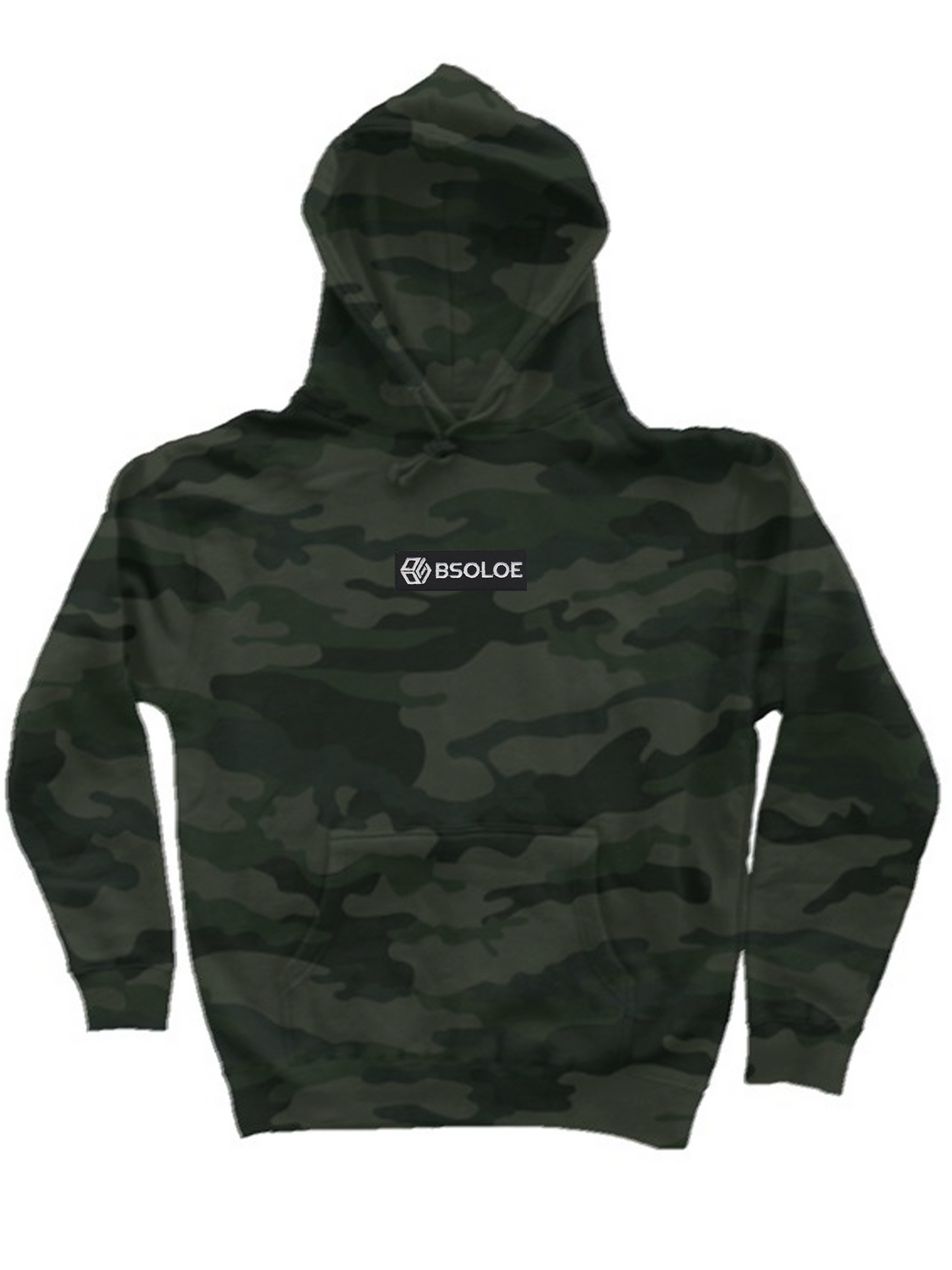 BSoloe Patch Camo Hoodie
